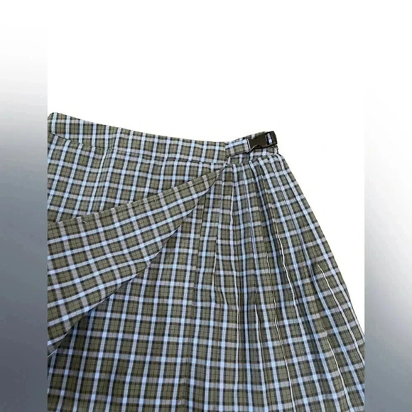 Wild Fable Pleated A-line Plaid Mini Skirt Juniors Size M School Girl Fashion - Picture 4 of 9
